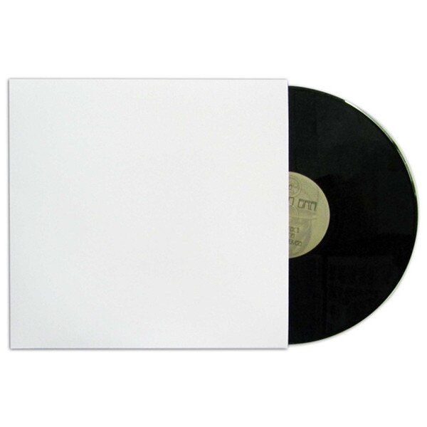 LP Vinyl Record Jackets. WHITE Card
